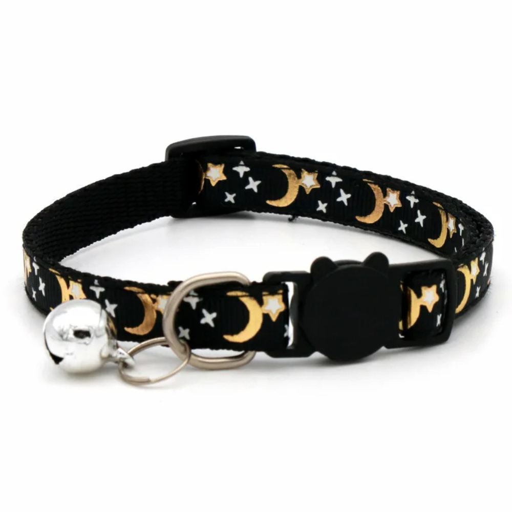 Collier réglable de sécurité pour chat – Avec clochette amovible