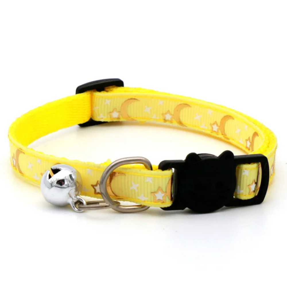 Collier réglable de sécurité pour chat – Avec clochette amovible