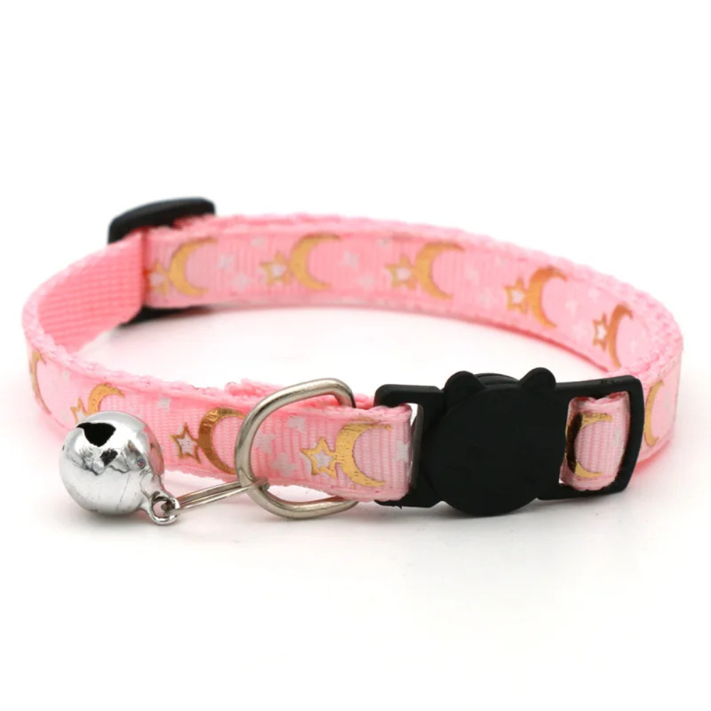 Collier réglable de sécurité pour chat – Avec clochette amovible