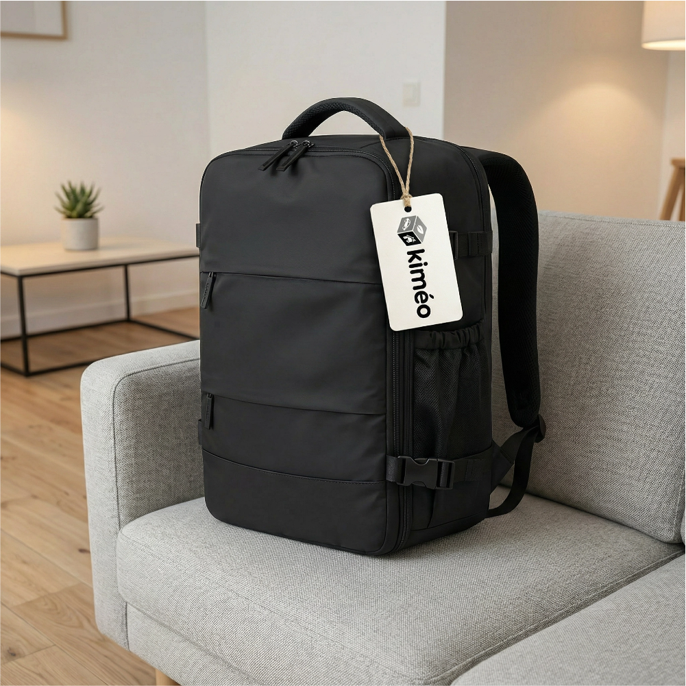 Sac à Dos de Voyage à Compression Sous Vide | Sac de Voyage Cabine 40x25x20 Compatible Avion Grande Capacité