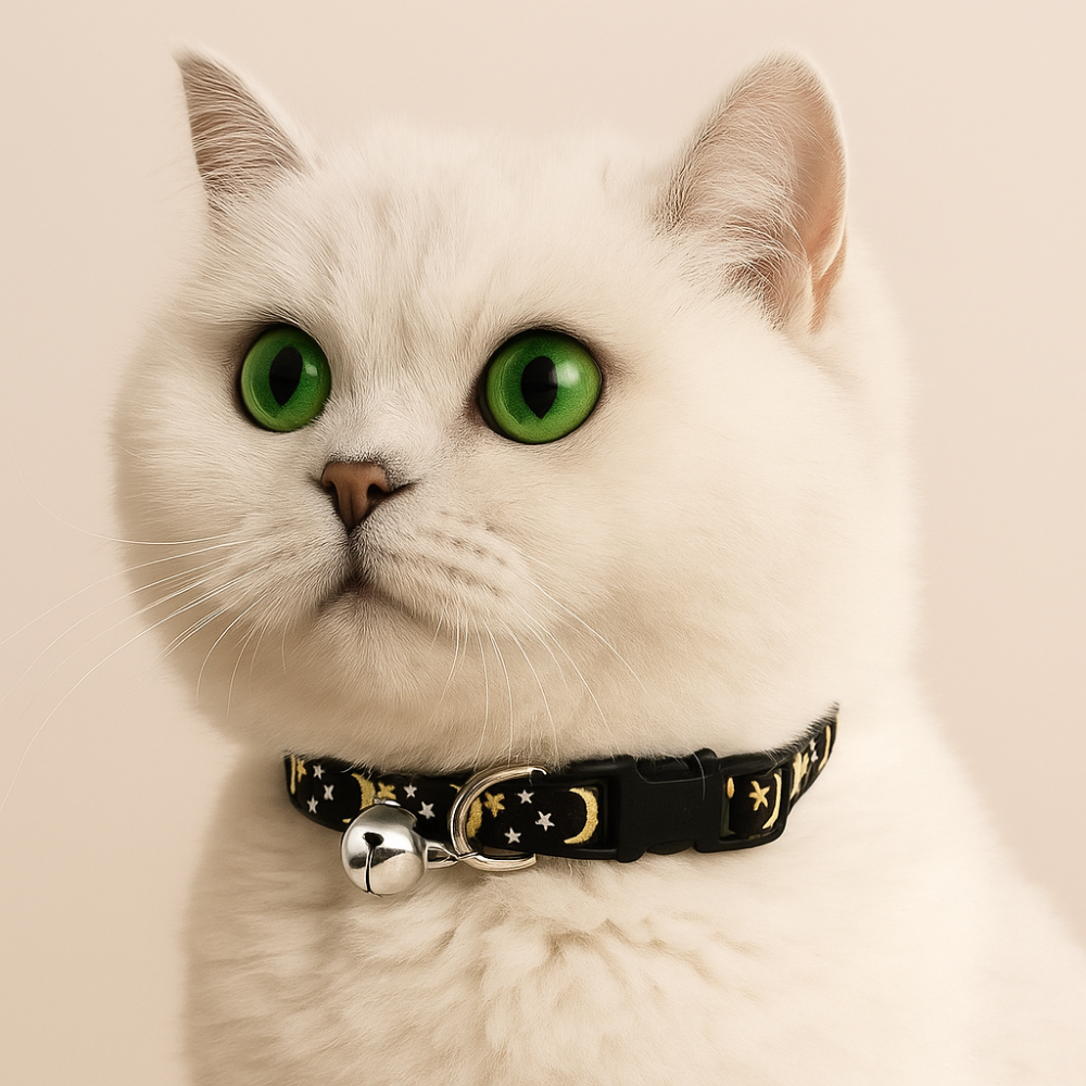 Collier réglable de sécurité pour chat – Avec clochette amovible