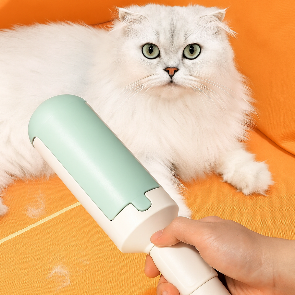 Rouleau RolliPet anti-poils d’animaux – Réutilisable et lavable pour textiles et meubles