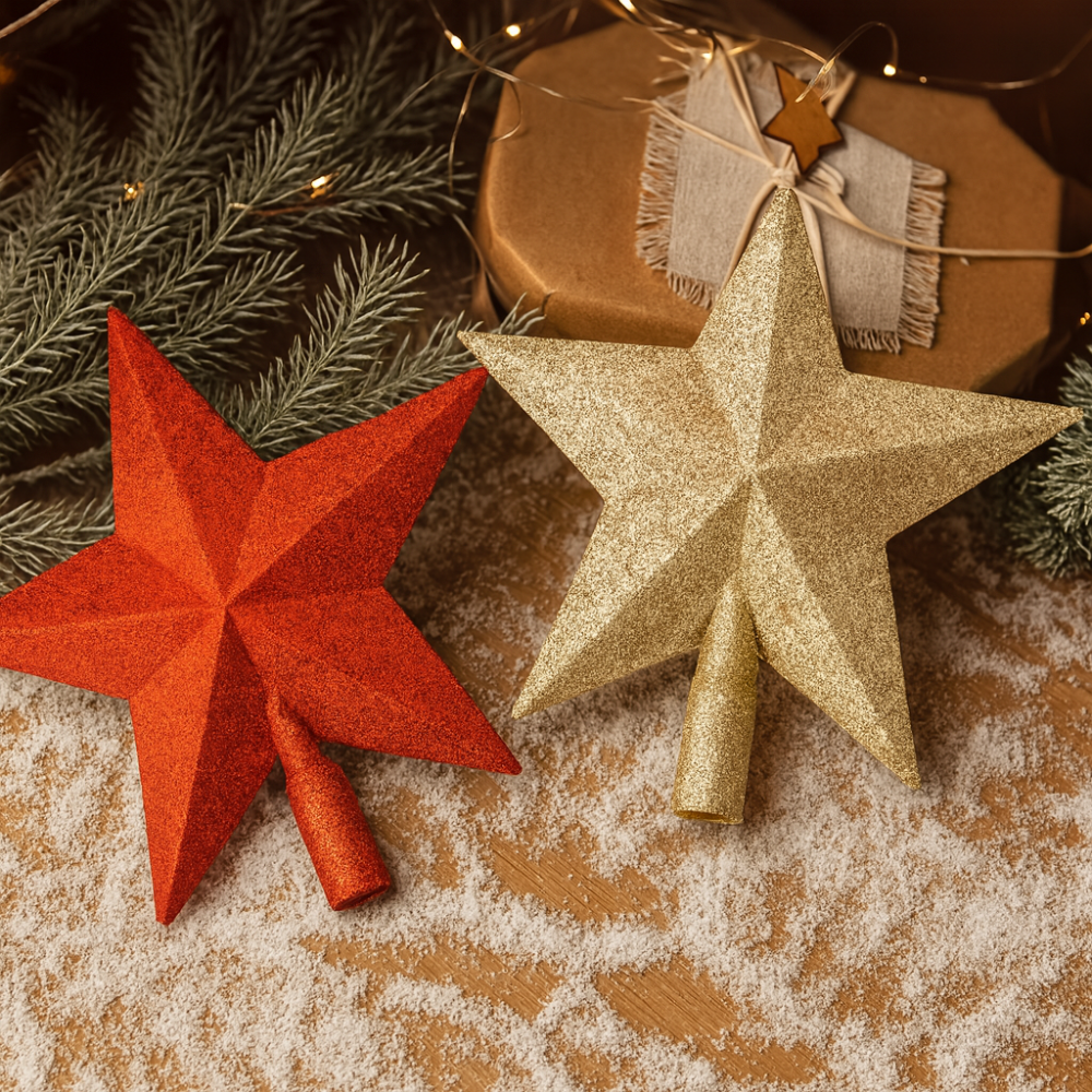 Ornements étoiles pour sapin de Noël