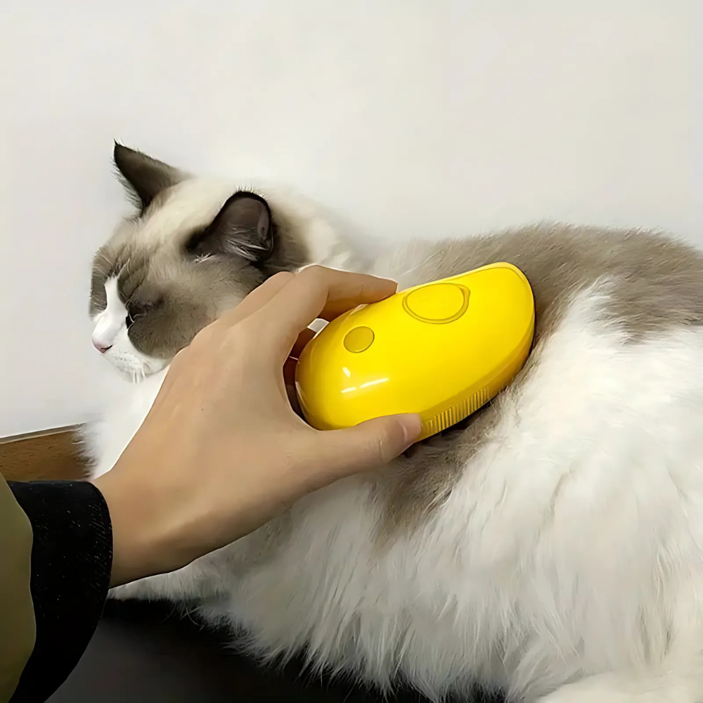 Brosse démêlante PetiBrosse pour chiens et chats – Élimine nœuds et poils morts