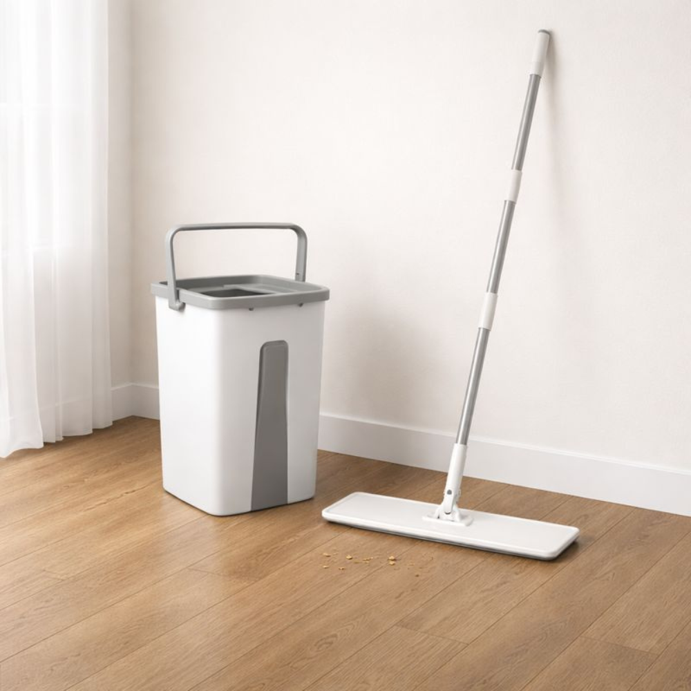 Cleanéo | Balai Serpillière Rotatif avec seau essoreur 360°