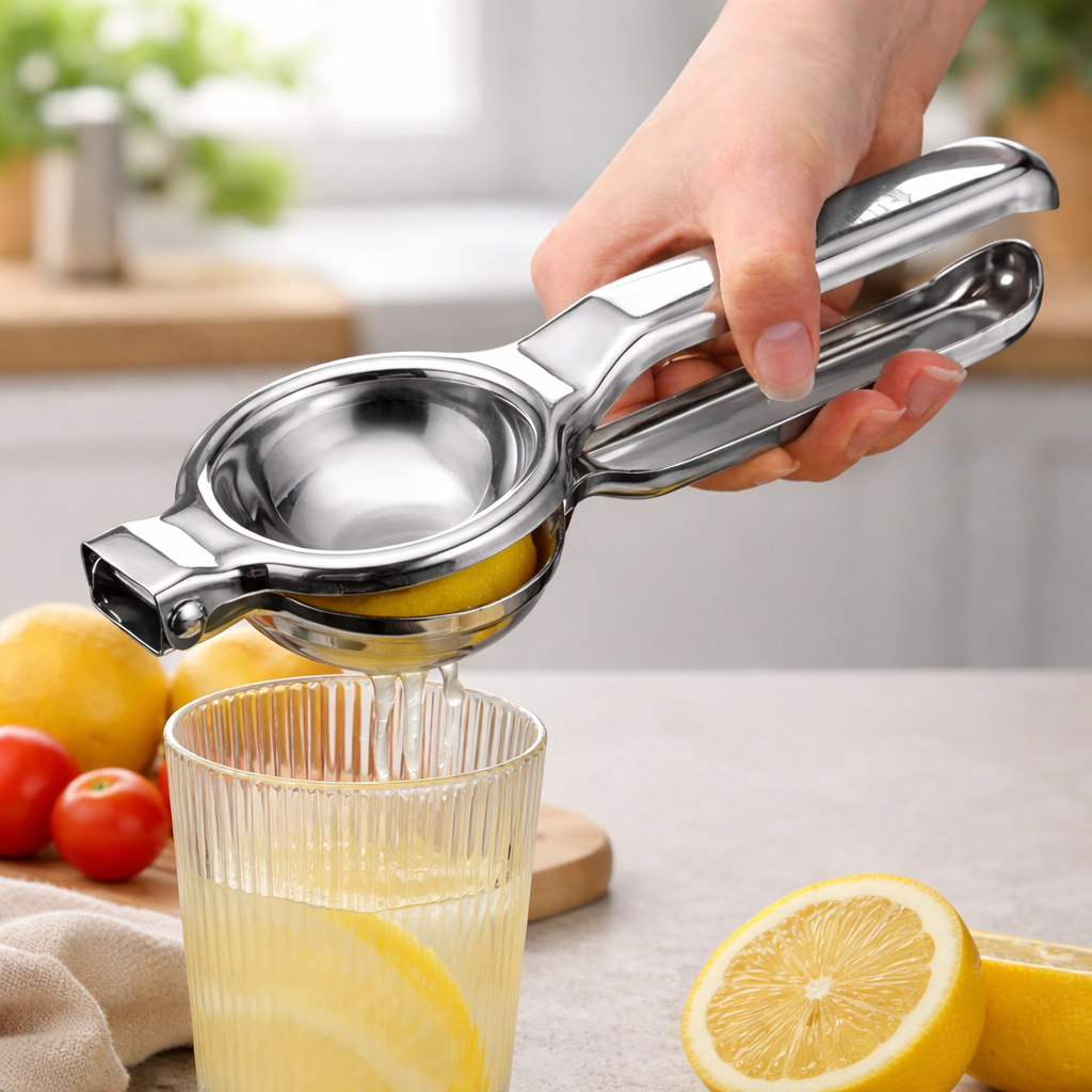 Presse Citron Taille Universelle en Acier Inoxydable Manuel Professionnel