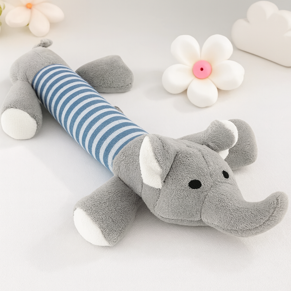Jouet en peluche sonore pour chien – Résistant et stimulant