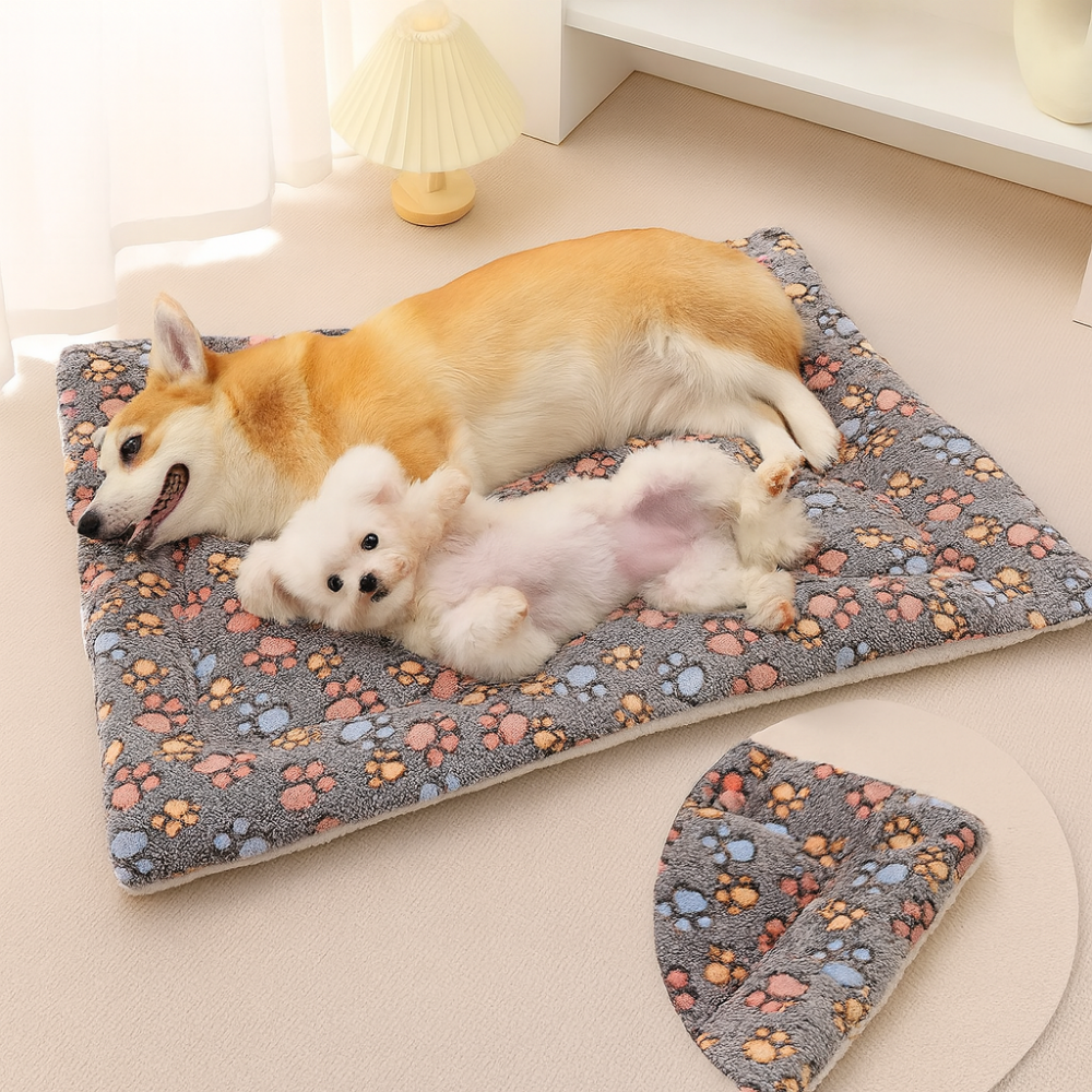 Coussin épais pour chien et chat – Lit chaud et confortable pour animaux