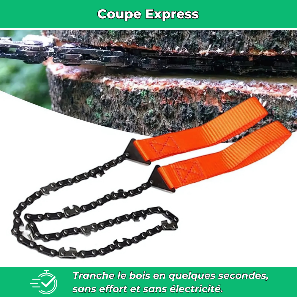 Tronçonneuse Manuelle Compacte – Coupe Rapide et Sans Effort pour Jardinage et Élagage