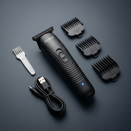 Tondeuse cheveux et barbe professionnelle rechargeable sans fil tondeuse de barbier précision