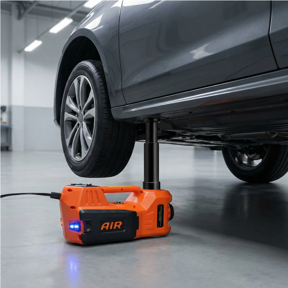 AutoLift | Cric Électrique Hydraulique 5T 12V – Système de Levage Automatique pour Voiture