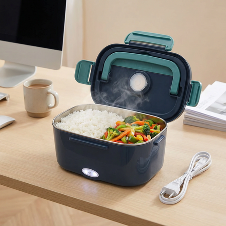 Lunch Box Chauffante Électrique | Boîte à Déjeuner Repas Chaud Partout | Voiture, Bureau et Maison Portable