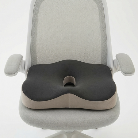 Coussin Ergonomique Confort | Coussin en Mousse Mémoire pour Chaise Bureau Voiture Soutien Coccyx