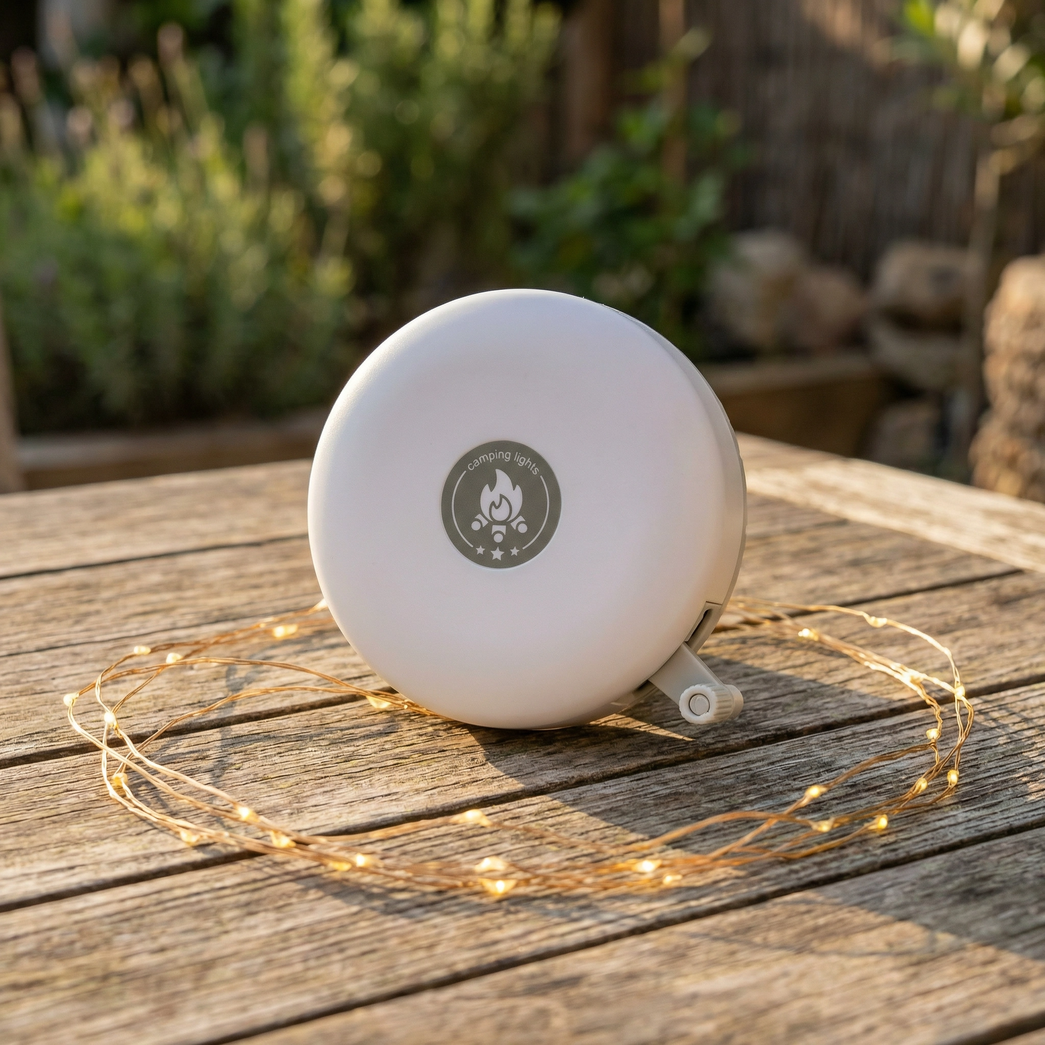 Guirlande Lumineuse LED 10m Rechargeable Étanche | Éclairage Ambiance Camping, Jardin, Terrasse & Tente 4-en-1