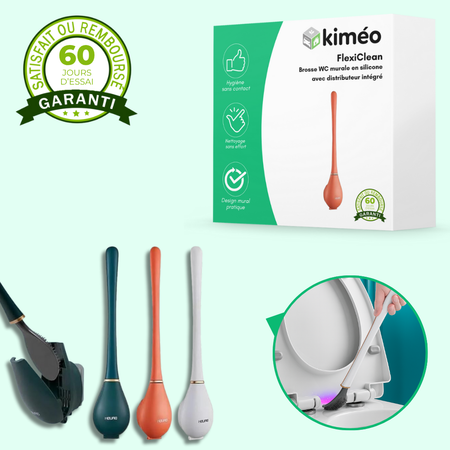 Brush™ | Brosse WC en silicone | Souple et hygiénique