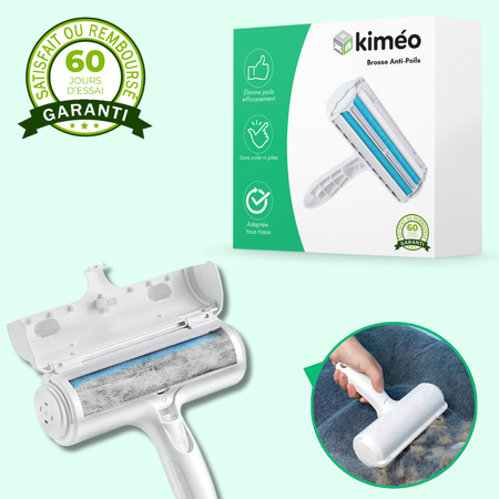 Brosse anti-poils réutilisable – Élimine poils de chiens et chats sur vêtements et meubles
