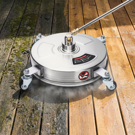 Nettoyeur Haute Pression Rotatif – Nettoyeur de Surface pour Terrasses & Allées 35 cm 4000 PSI