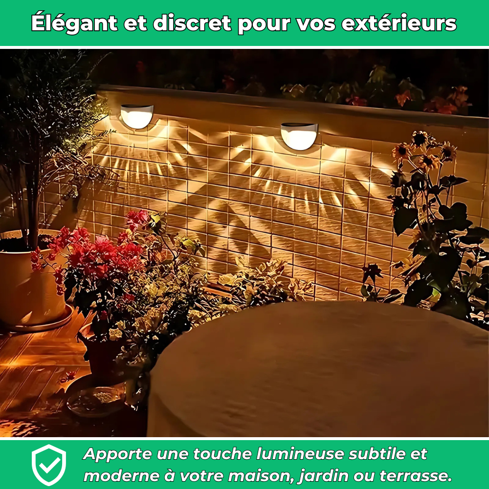Lampes Solaires LED – Éclairage Solaire Étanche pour Tous Vos Espaces Extérieurs