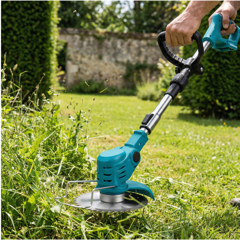 D95 PRO Débroussailleuse Électrique Portable | Débroussailleuse à Batterie Portatif | Coupe-Bordures Sans Fil pour Jardin et Pelouse