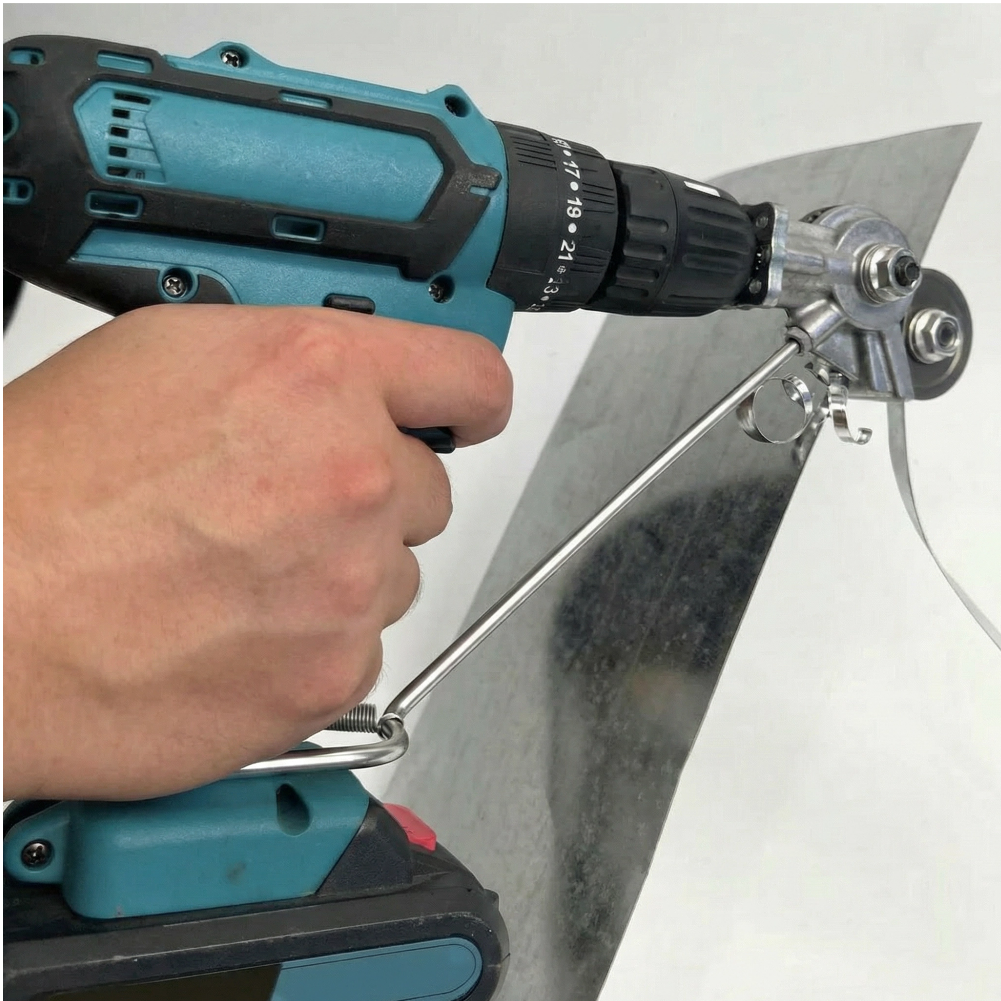 Outil Coupe-Métal pour Perceuse | Découpe Précise et Rapide | Accessoire Coupe Tôle