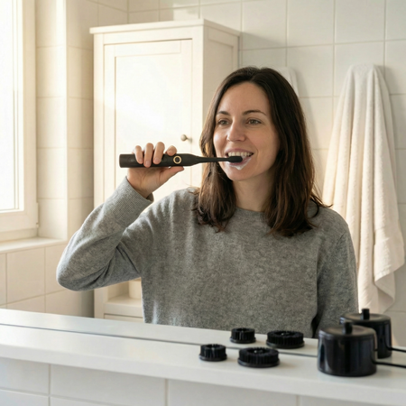 KimiKit | Kit Hygiène Dentaire Complet Électrique | Brosse à Dents Électrique & Jet Dentaire Rechargeable IPX7