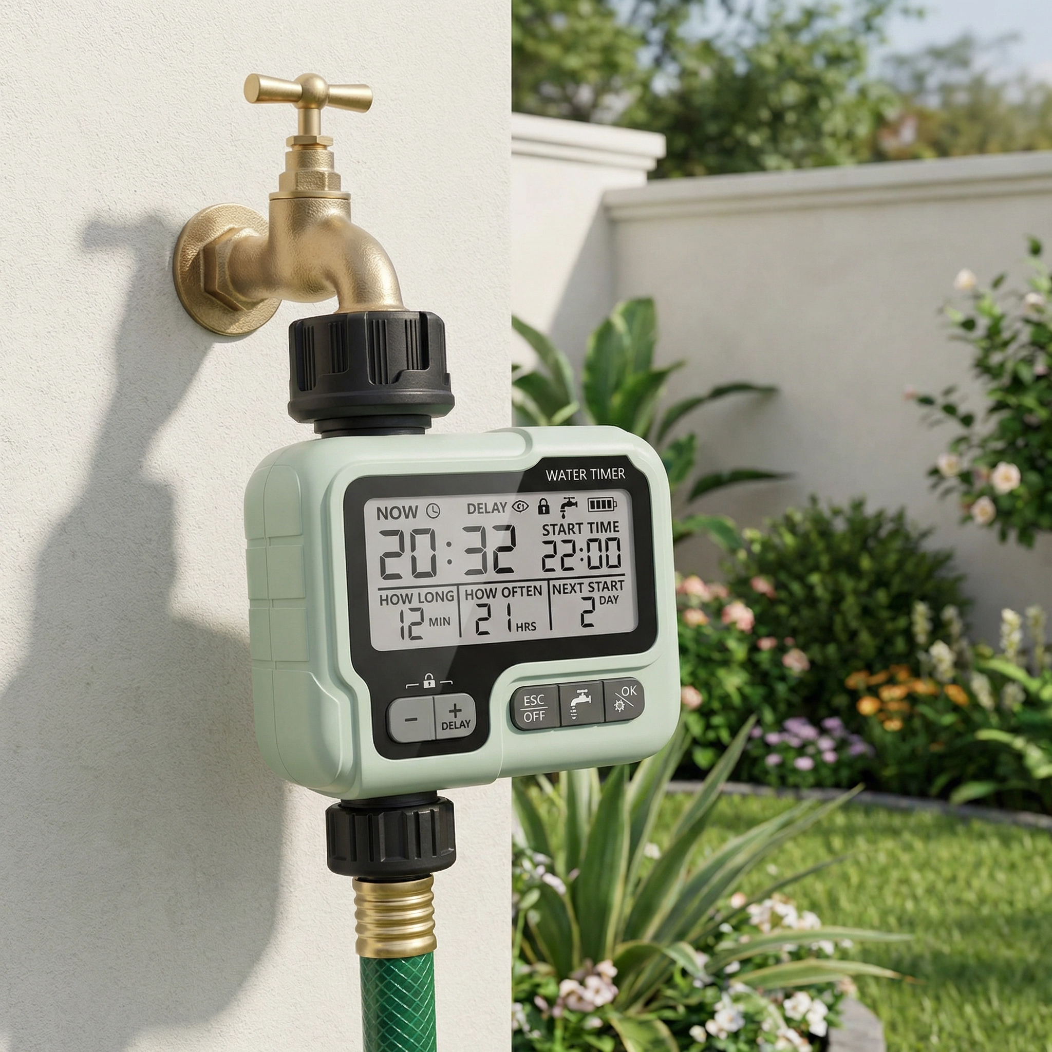 Minuteur d'Arrosage Automatique | Modes Multiples | Jardin & Balcon