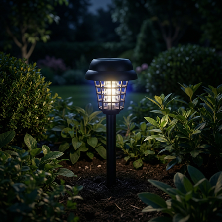 Lampe Solaire Anti-Moustiques Extérieure | Protection Efficace Jardin & Terrasse