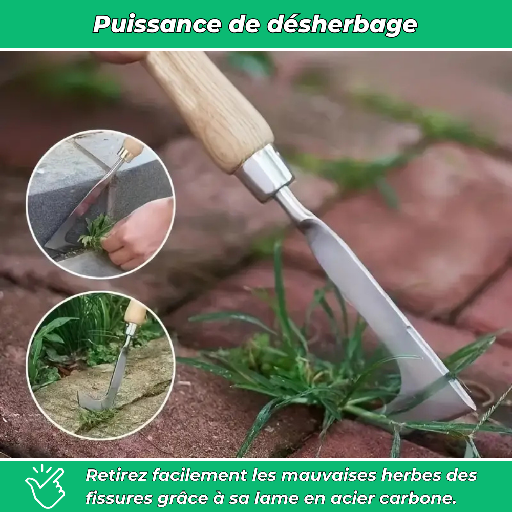 Outil de Désherbage Efficace pour un Jardin Impeccable