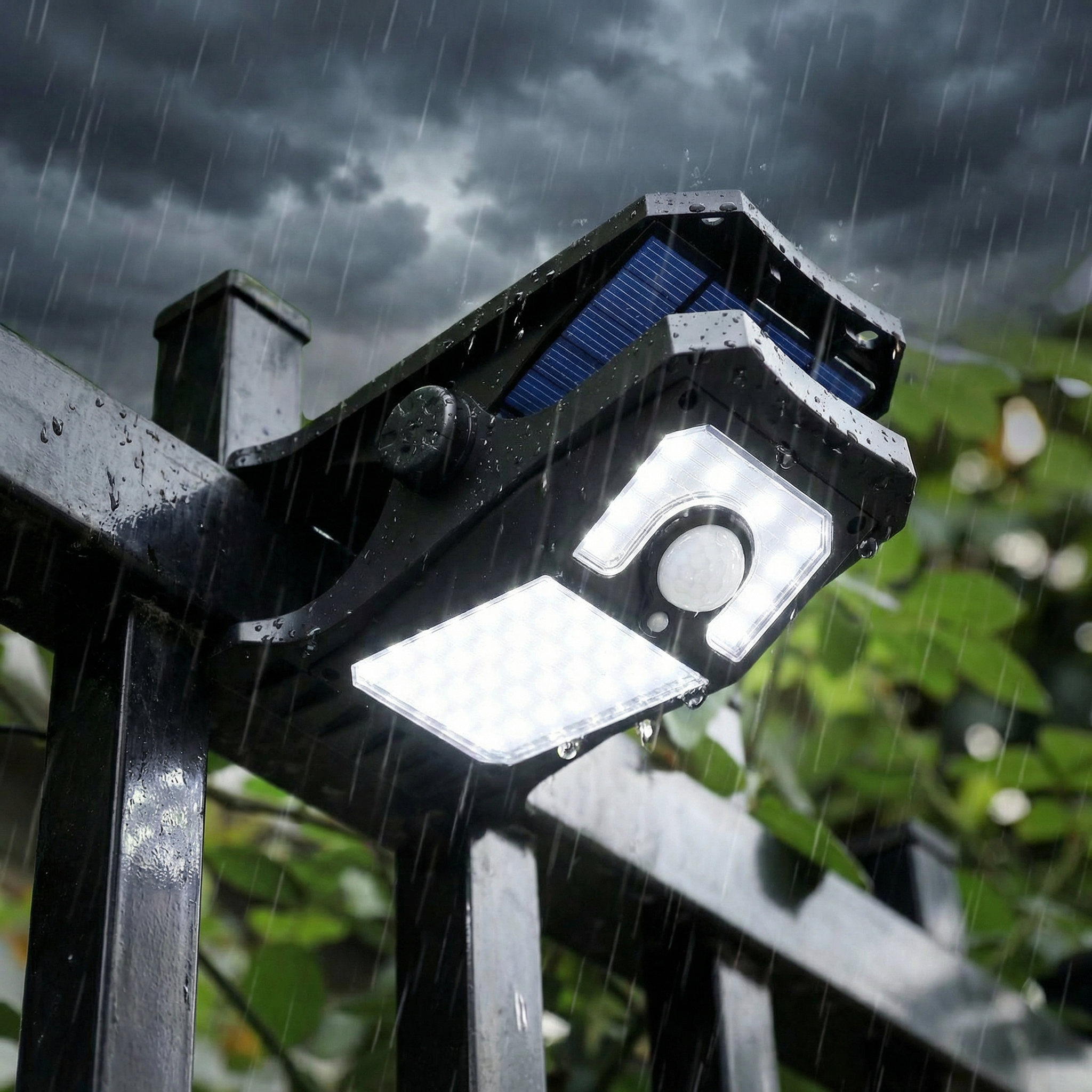 Lampe Solaire Extérieure à Détecteur de mouvement LED étanche | Sécurité & Économie d'Énergie