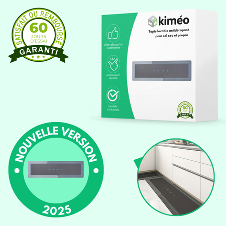 Kitchen'Mat | Tapis de cuisine antidérapant lavable | Sol sec et propre