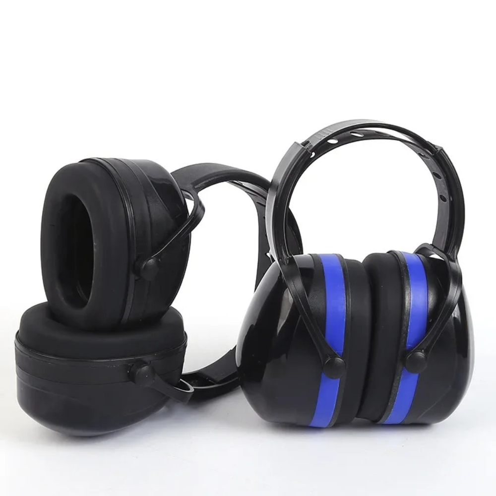 SoundShield PRO | Casque anti-bruit de travail | Travaux de voirie, Chantiers, Aéroports, Noir, Taille unique