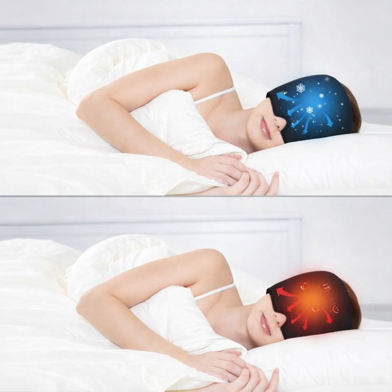 CryoZen | Masque Migraines Froid Gel Rafraichissant | Bonnet anti-migraine à thérapie par le froid