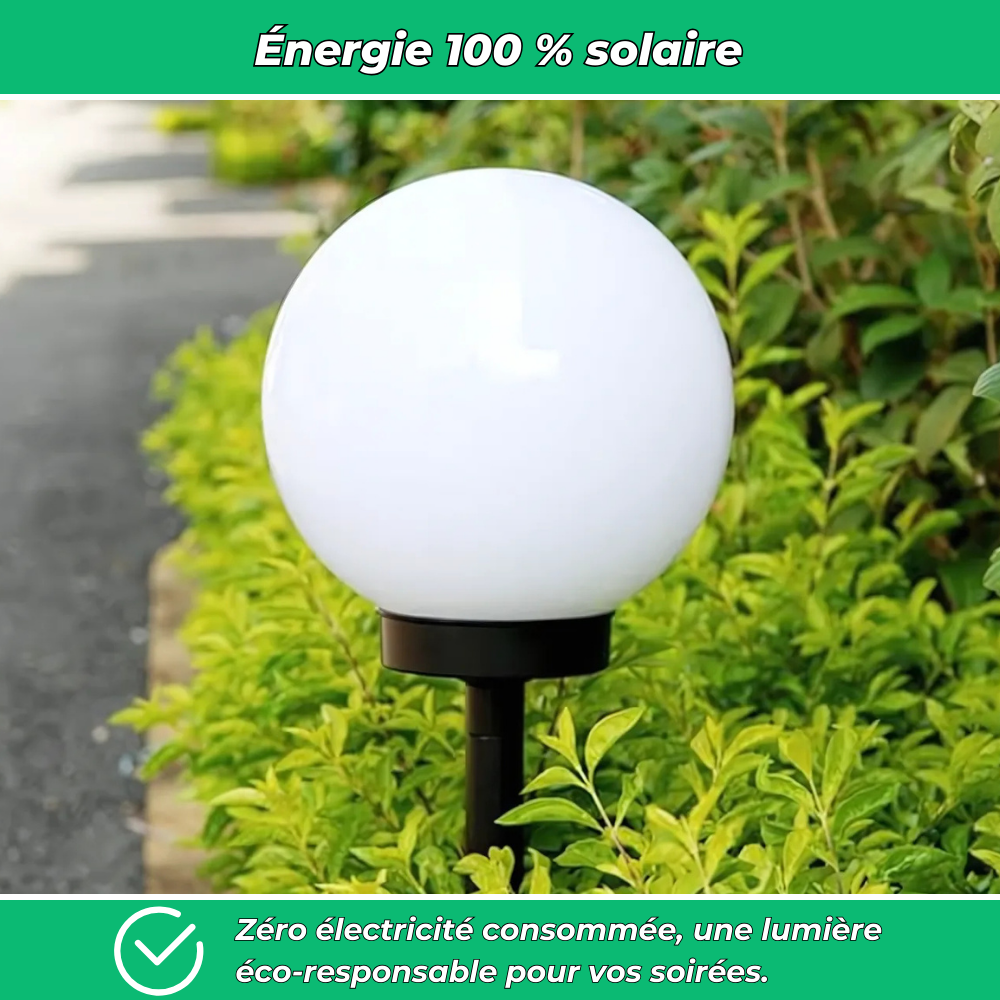 LunaGlow – Lampes solaires en forme de lune blanche (lot de 3)
