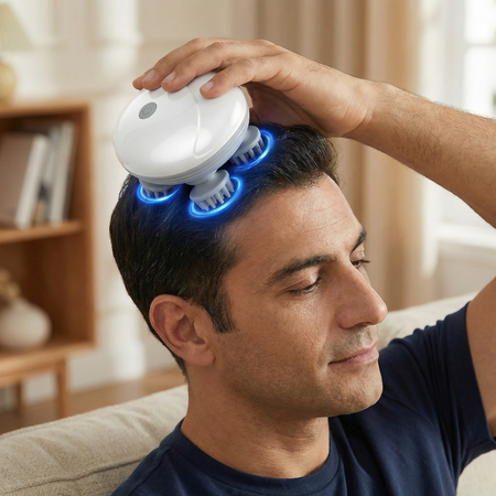 Masseur de dos et de cuir chevelu électrique portable rechargeable Soulage les raideurs musculaires massage profond
