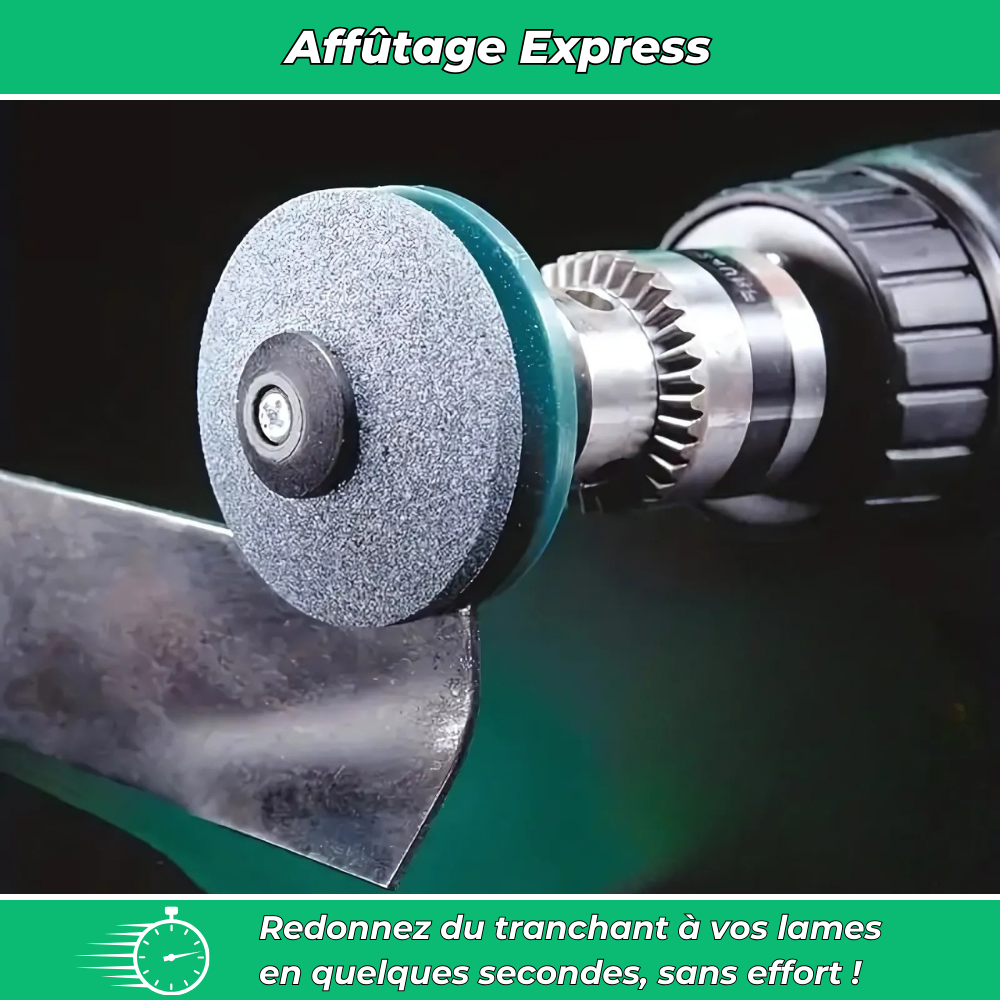 Aiguiseur pour Lames de Tondeuse – Affûtage Rapide pour une Coupe Nette et Précise