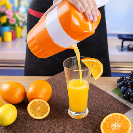 Presse-agrumes manuel polyvalent portable pour citron et orange