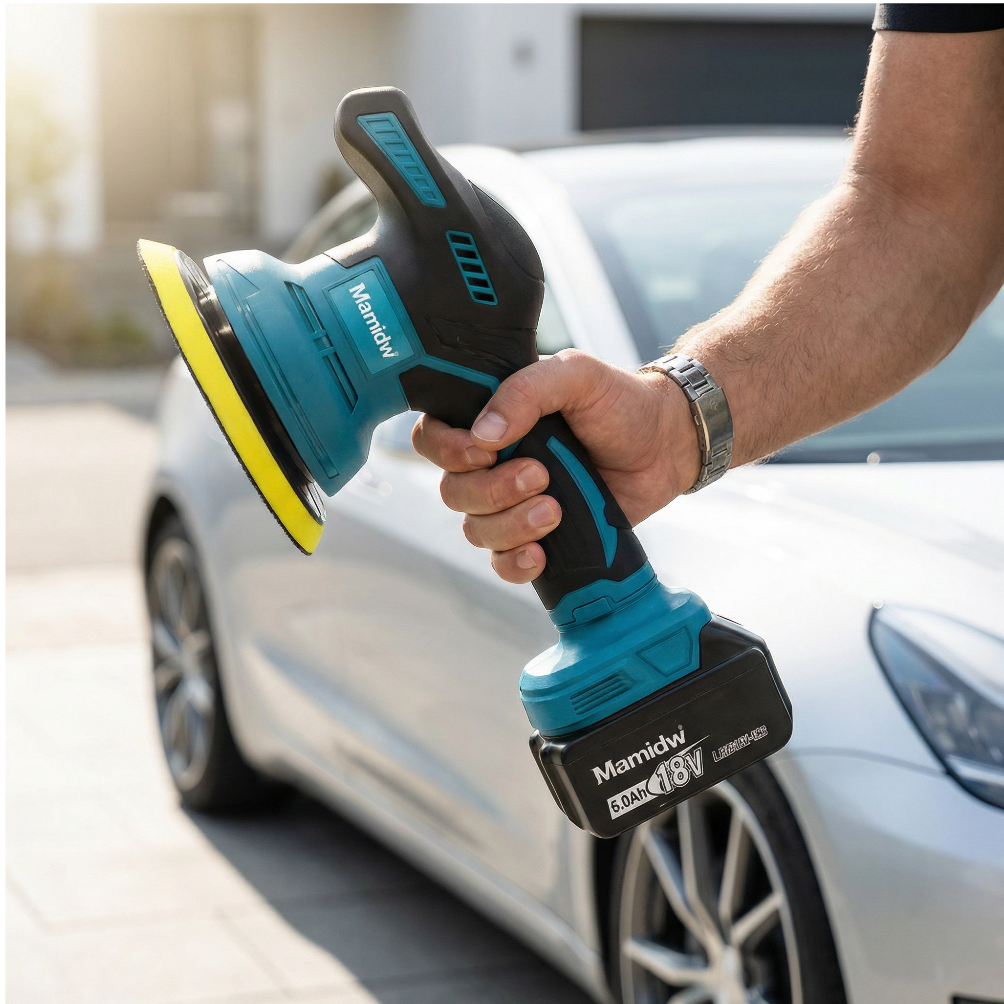 Polisseuse Voiture Électrique Sans Fil | Lustreuse Carrosserie Auto | Polissage Rapide Anti-Rayures