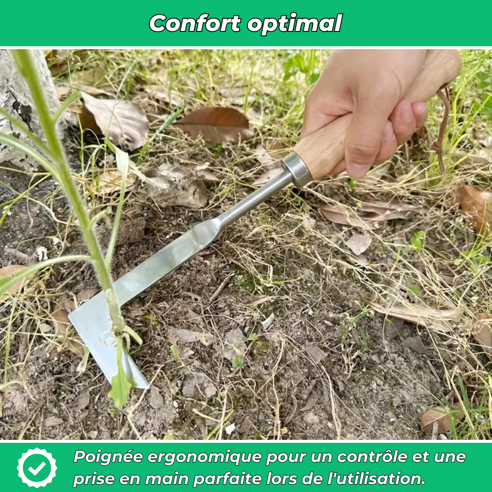 Outil de Désherbage Efficace pour un Jardin Impeccable