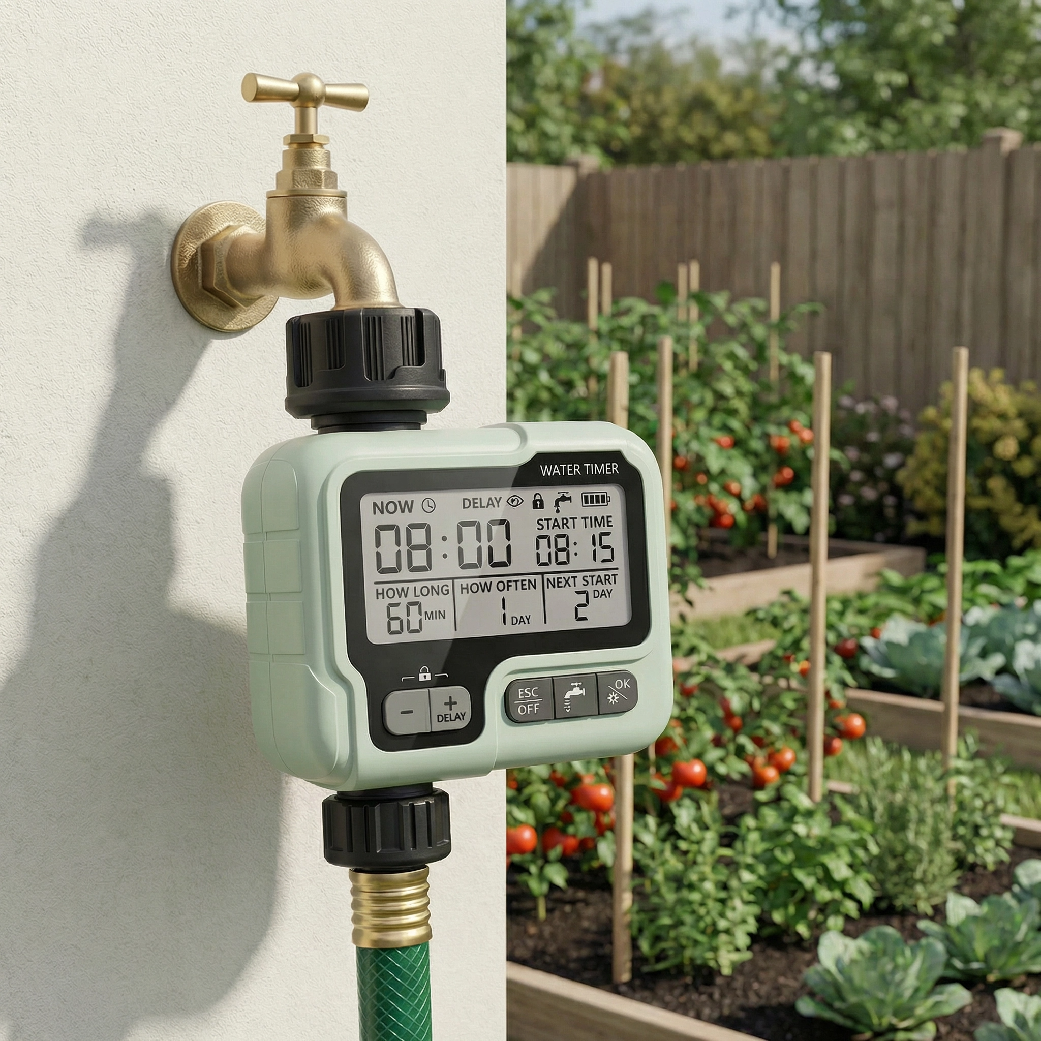 Minuteur d'Arrosage Automatique | Modes Multiples | Jardin & Balcon