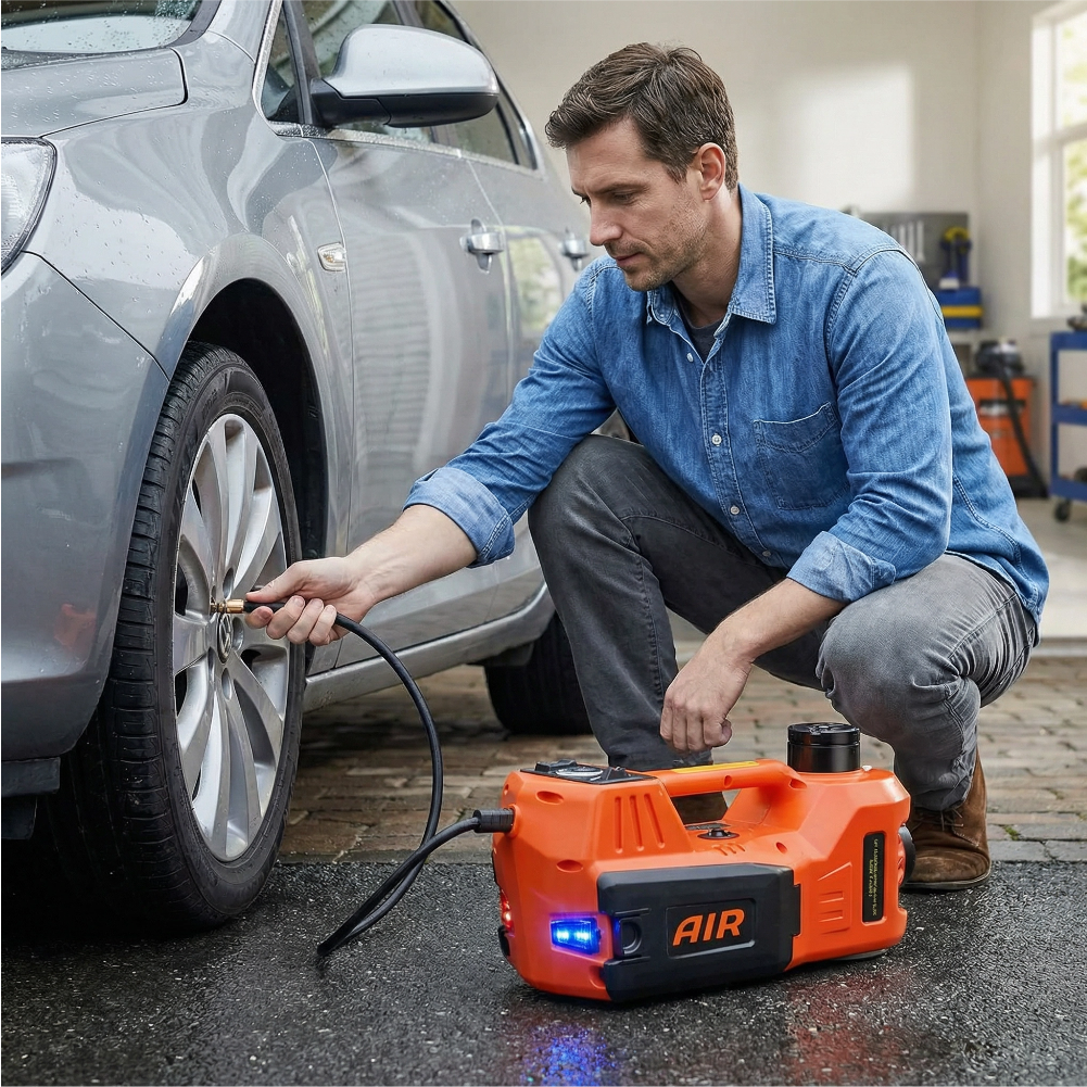 AutoLift | Cric Électrique Hydraulique 5T 12V – Système de Levage Automatique pour Voiture