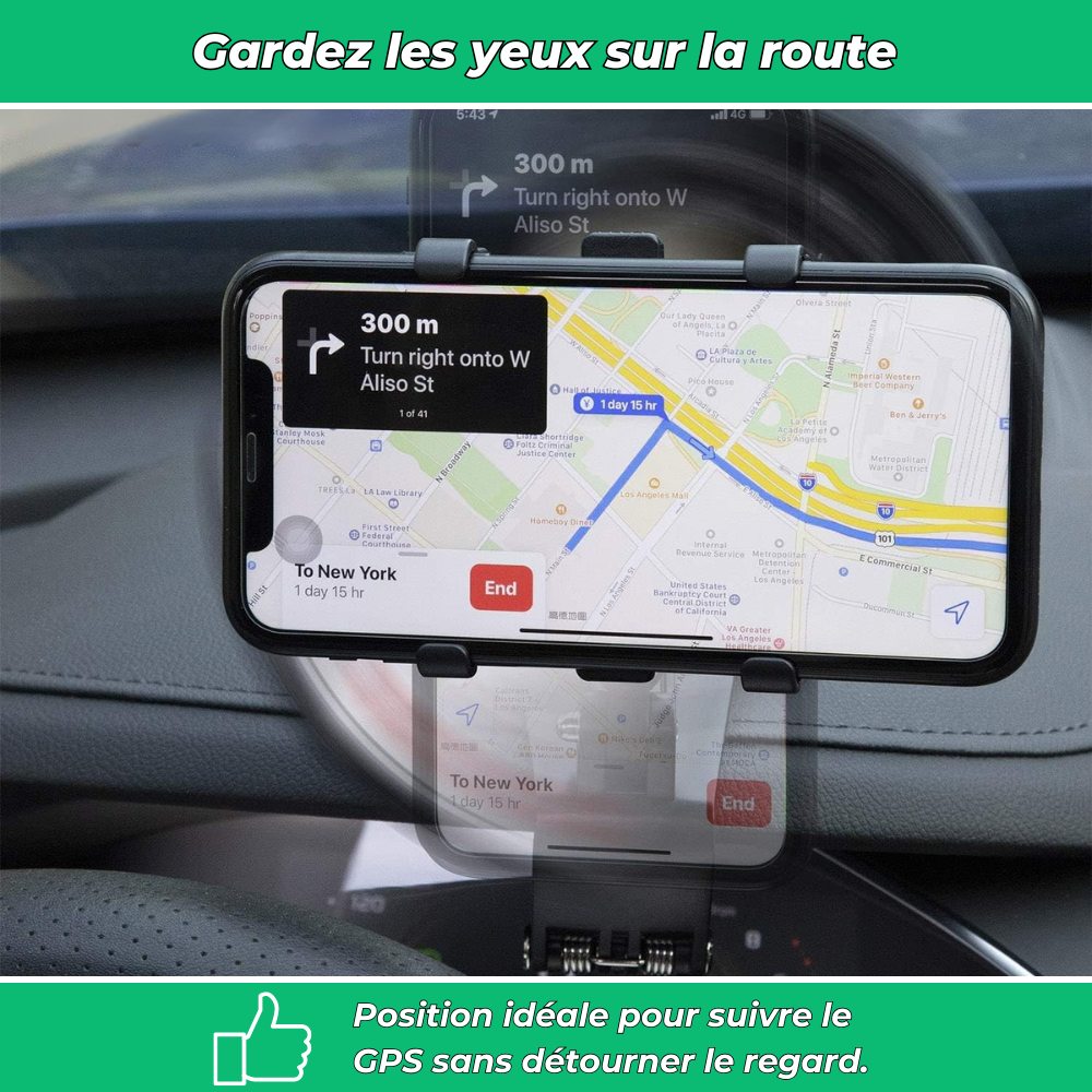 AutoClip – Support de téléphone pour tableau de bord