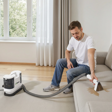 Aspirateur Laveur Sans Fil Puissant 16500Pa | Nettoyeur Tapis, Canapé et Taches | Injecteur Extracteur Portable