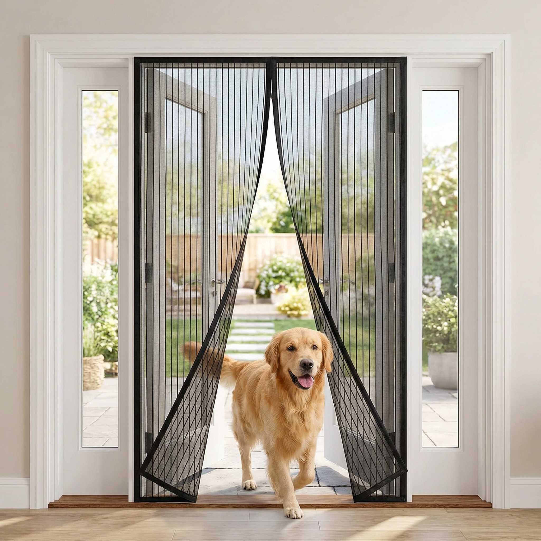Moustiquaire Magnétique en Maille Résistante | Protection Anti-Insectes Facile | Fermeture automatique