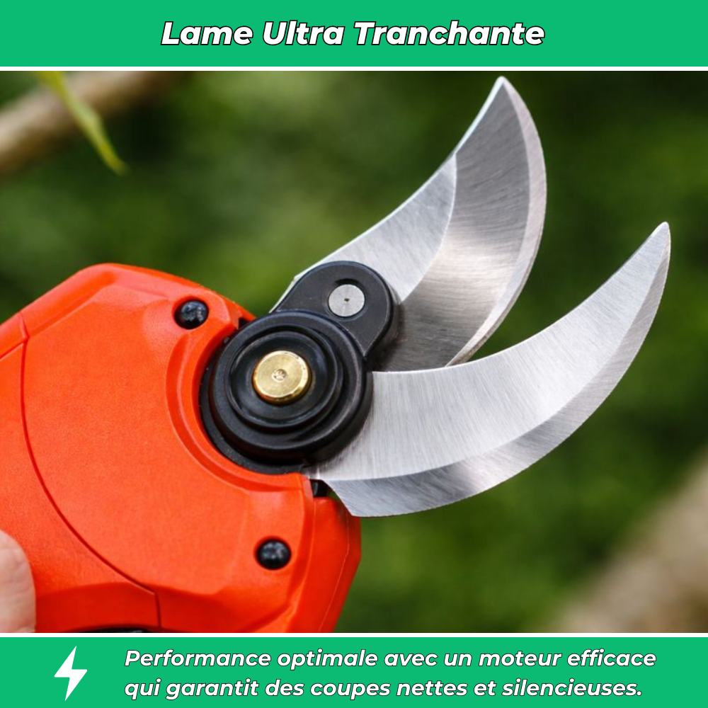 S30 PRO Sécateur Électrique Sans Fil – Coupe Précise et Puissante pour Jardinage
