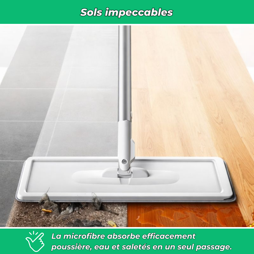 Cleanéo | Balai Serpillière Rotatif avec seau essoreur 360°