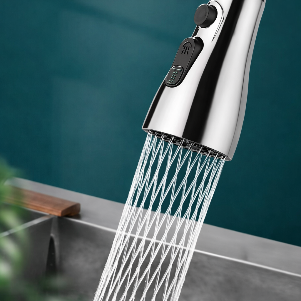 Douchette Evier Cuisine Robinet 360 Degrés | Tête de Robinet Rotative | 3 Modes Haute Pression