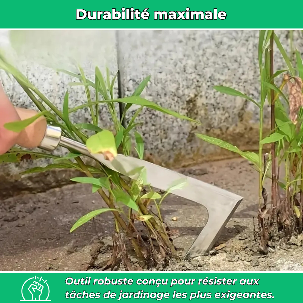 Outil de Désherbage Efficace pour un Jardin Impeccable