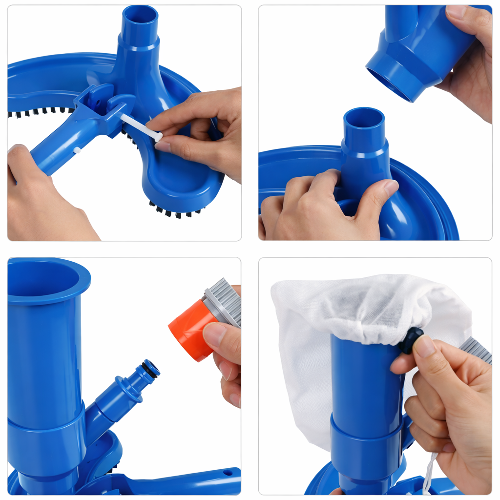 Aspirateur de Piscine Portable | Outil de nettoyage portable pour piscine efficace fond et parois