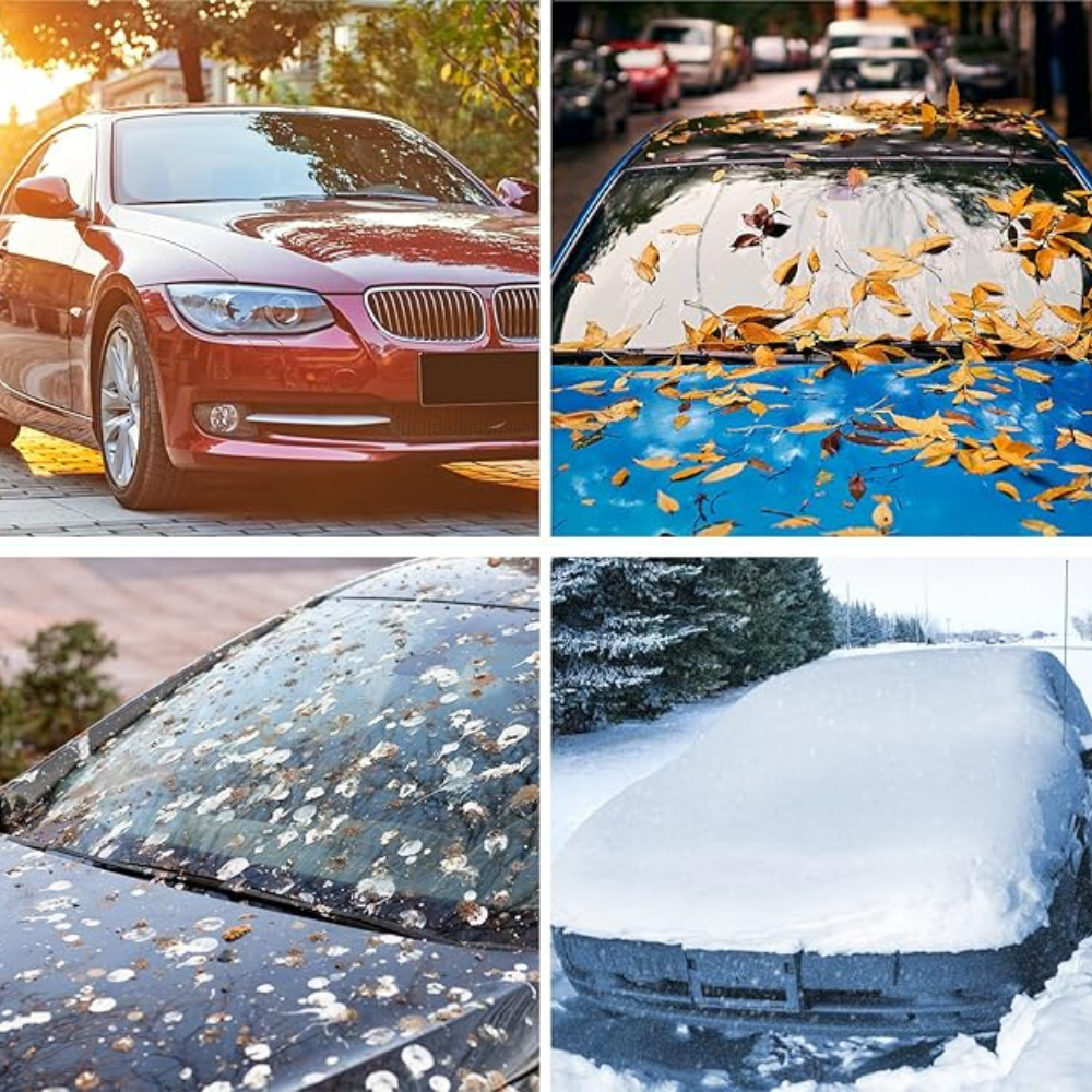 Bâche voiture pare-brise universelle anti-neige anti-givre et anti-grêle