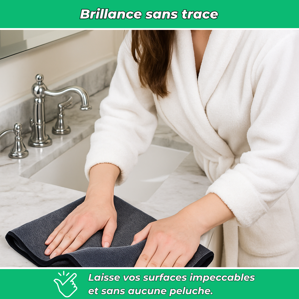 MaxiClean | Chiffon microfibre XXL anti-calcaire